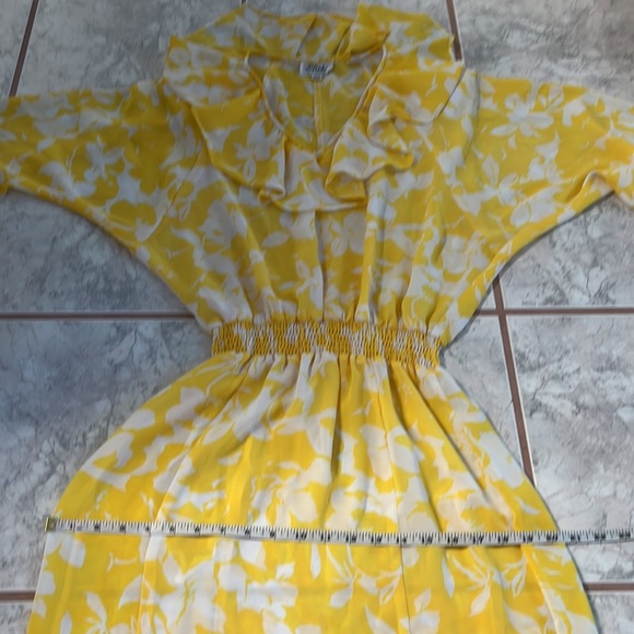 Vintage boho ruffled dress 70’s/80’s 9/10 - Picture 10 of 11
